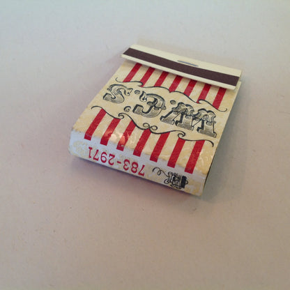 Vintage Souvenir Matchbook W.C.'s Jackson Michigan The Good Old Days Spirit MI