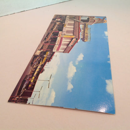 Vintage Souvenir Elongated Postcard Hill Top Motel House of Frankenstein Canada