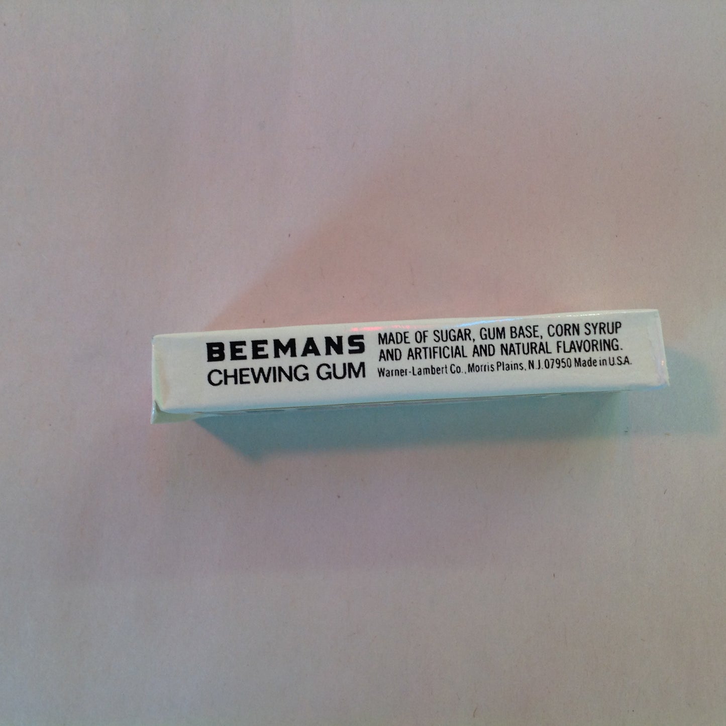 Vintage 1990 NOS Beemans Chewing Gum Individual Packet
