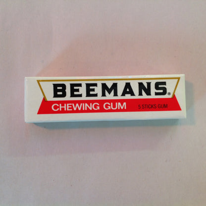 Vintage 1990 NOS Beemans Chewing Gum Individual Packet