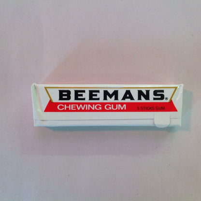 Vintage 1990 NOS Beemans Chewing Gum Individual Packet