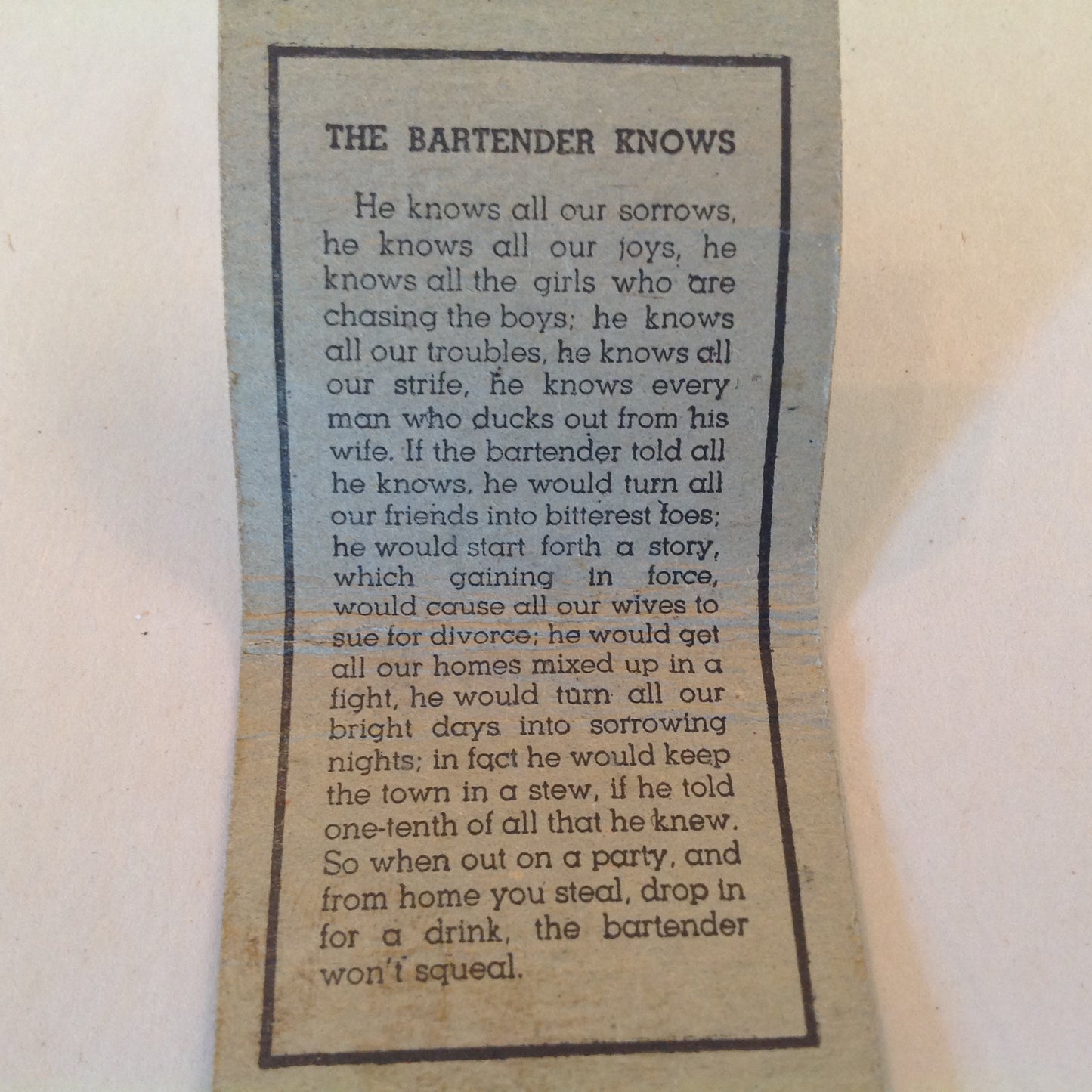 Vintage Matchbook Cover City Taxi Charlottesville VA Long Distance Sightseeing