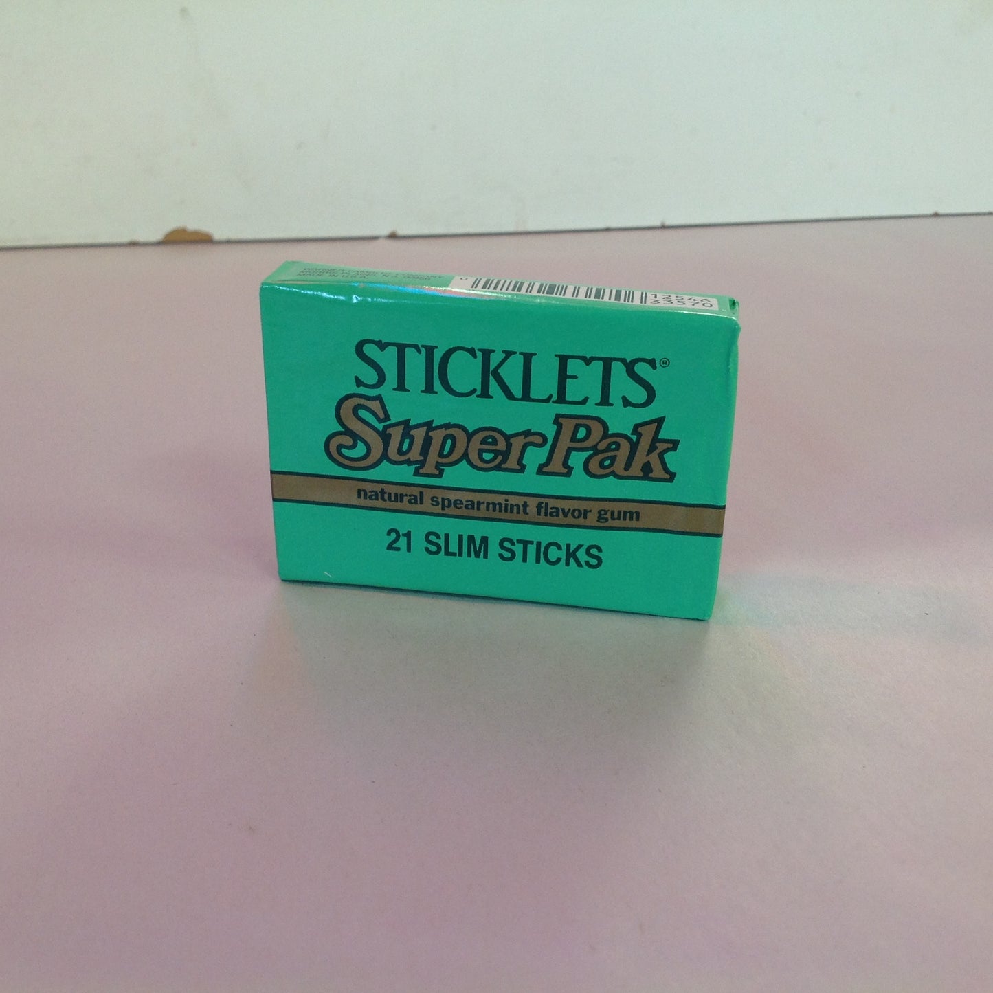 Vintage 1990's NOS Sticklets Super-Pak 21 Slim Stick Package Chewing Gum