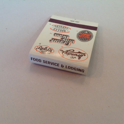 Vintage Souvenir Matchbook Holly's Inc Finest Restaurants Michigan Indiana Logos
