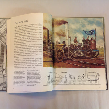 Vintage 1989 Pictorial Hardcover The Magic of Railways Sydney Wood