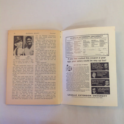 Vintage Nov 1969 Baseball Digest Magazine Who Will Be the Super Stars of the 70's?