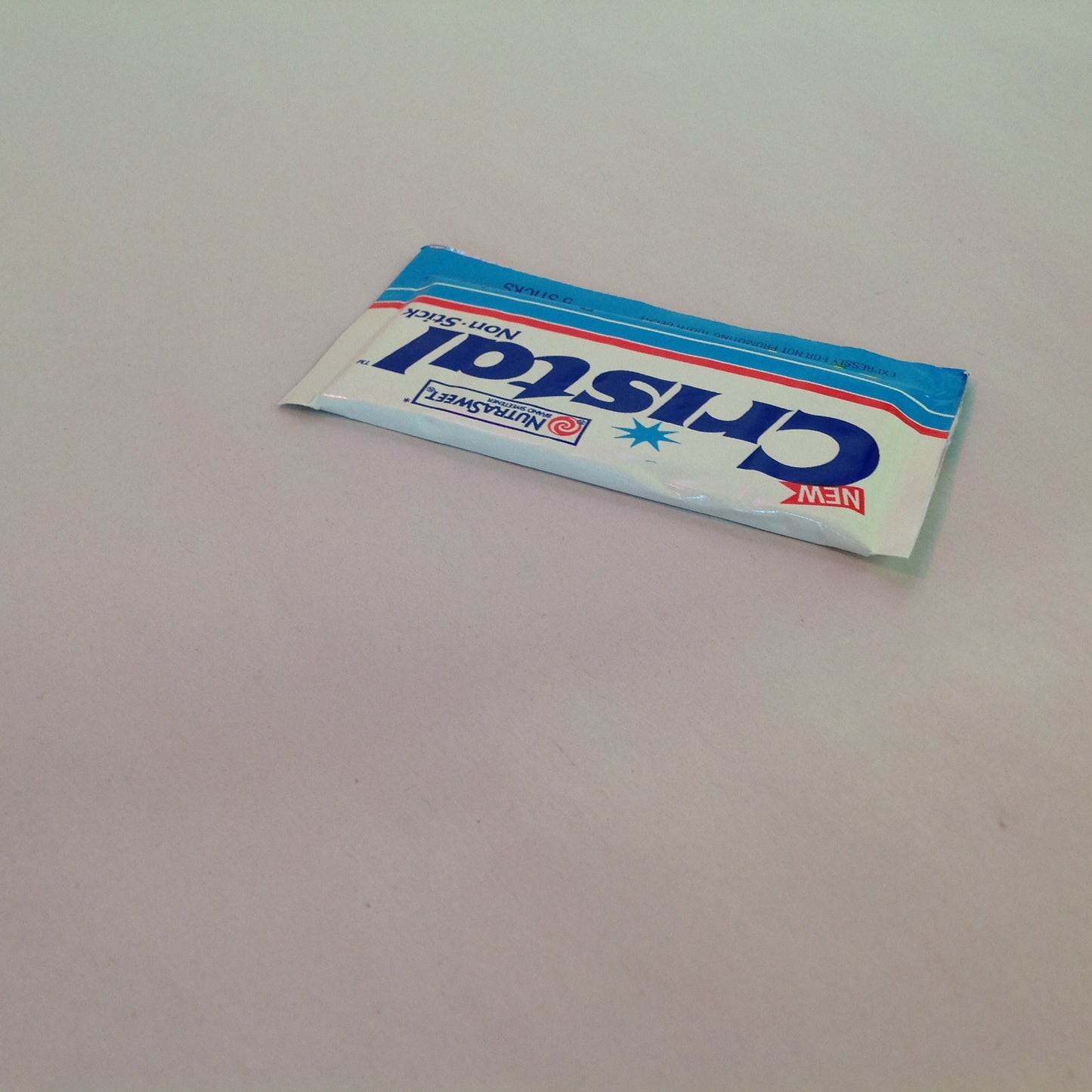 Vintage 1990 NOS Cristal Sugarless Gum Individual Packet