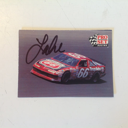 Vtg 1991 Pro Set Racing Signed Card Lake Speed TropArctic Car NASCAR Autographed