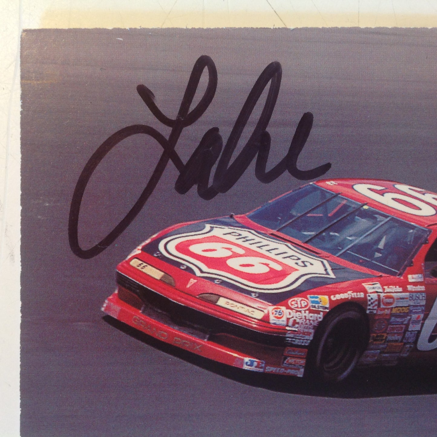 Vtg 1991 Pro Set Racing Signed Card Lake Speed TropArctic Car NASCAR Autographed