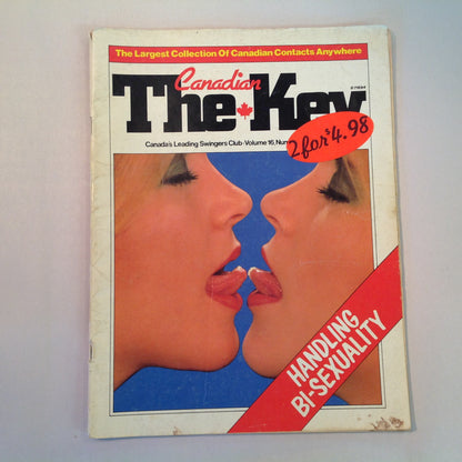 Vintage 1980's The Canadian Key Magazine Newsletter Adult Contact Club Vol 16 No 3