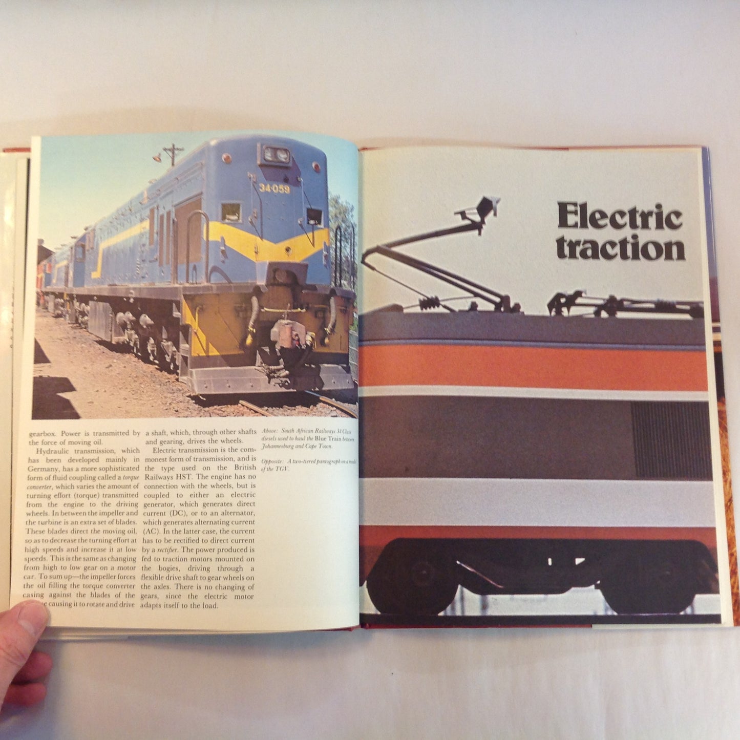 Vintage 1978 Pictorial Hardcover High Speed Trains Jane Collins