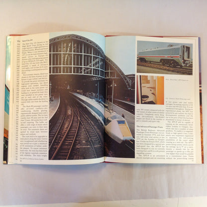 Vintage 1978 Pictorial Hardcover High Speed Trains Jane Collins