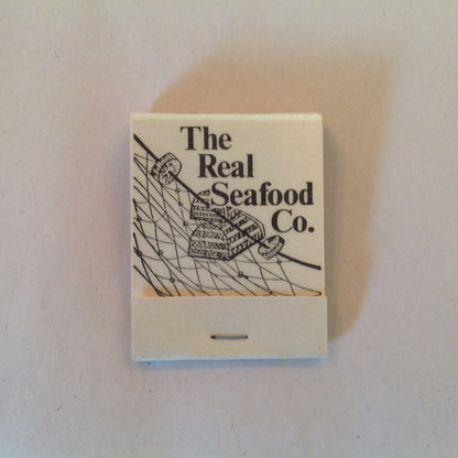 Vintage Souvenir Matchbook The Real Seafood Co D Dennison's Ann Arbor Michigan