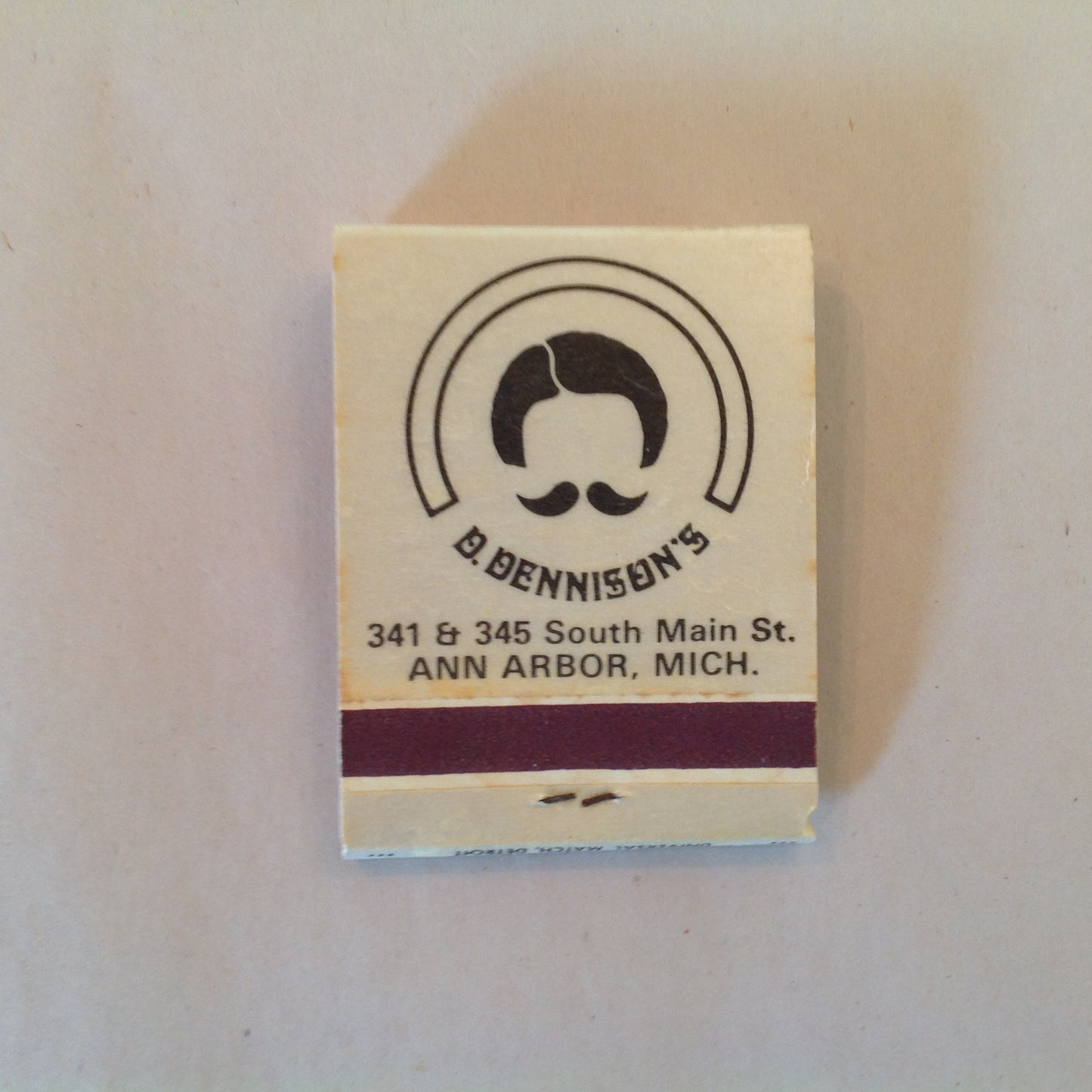 Vintage Souvenir Matchbook The Real Seafood Co D Dennison's Ann Arbor Michigan