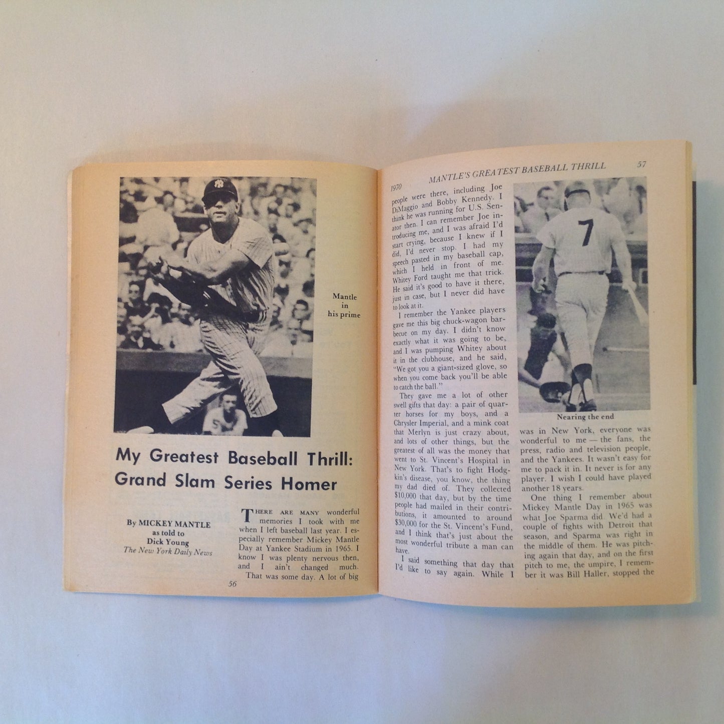 Vintage Mar 1970 Baseball Digest Magazine Exclusive: Scouting Reports on 1970 Rookies from the Confidential Files of Major League Clubs