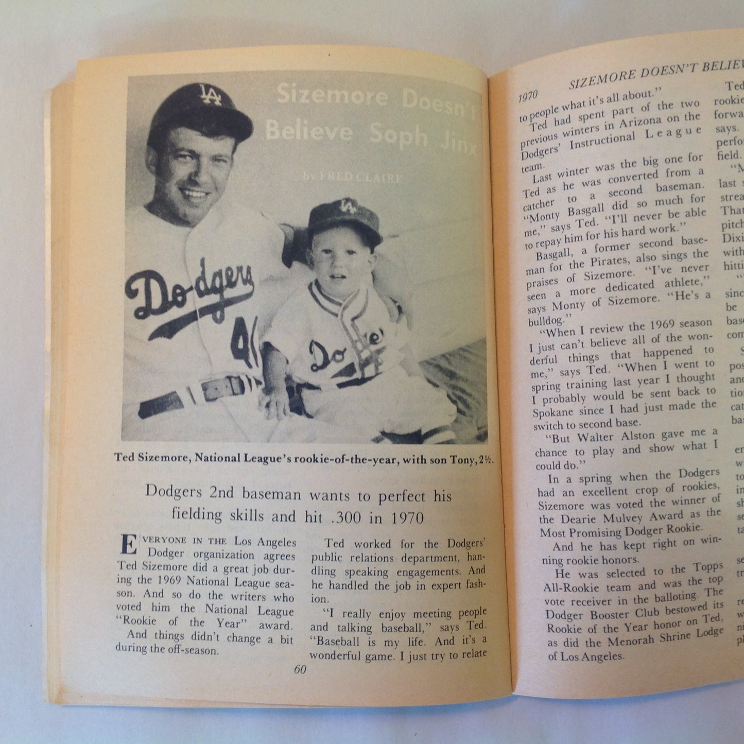 Vintage Mar 1970 Baseball Digest Magazine Exclusive: Scouting Reports on 1970 Rookies from the Confidential Files of Major League Clubs