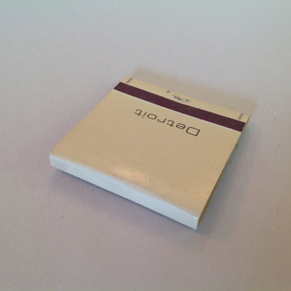Vintage Souvenir Matchbook The Renaissance Club Detroit Michigan Business Leader