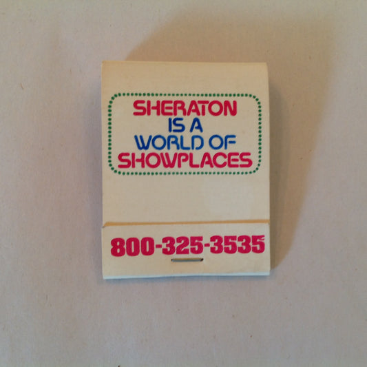 Vintage Souvenir Matchbook Sheraton Is a World of Showplaces Motels and Inns