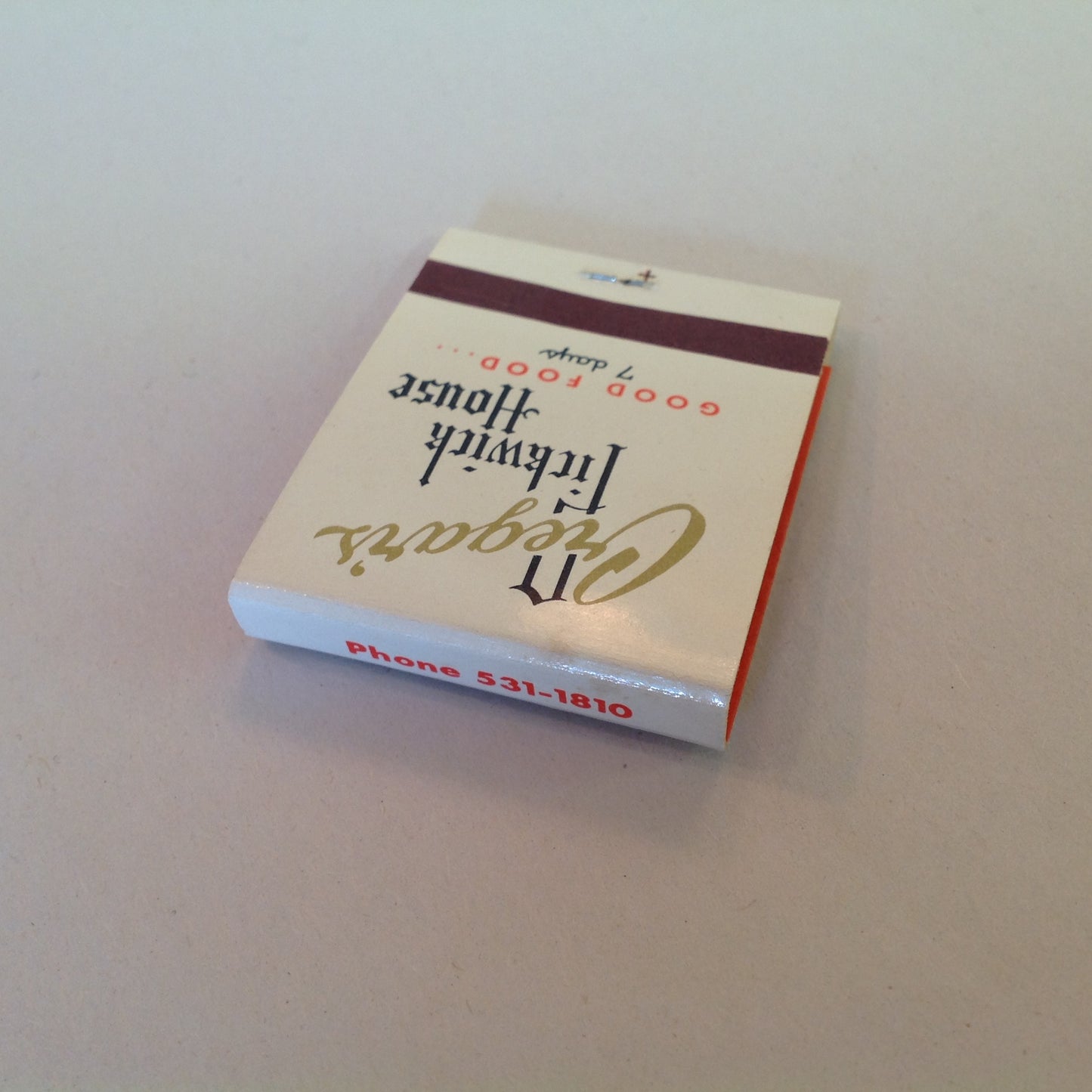 Vintage Souvenir Matchbook Cregar's Pickwick House Catering Service Detroit Michigan