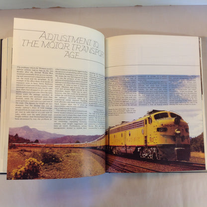 Vintage 1987 Pictorial Hardcover Railways: Past, Present & Future G. Freeman Allan