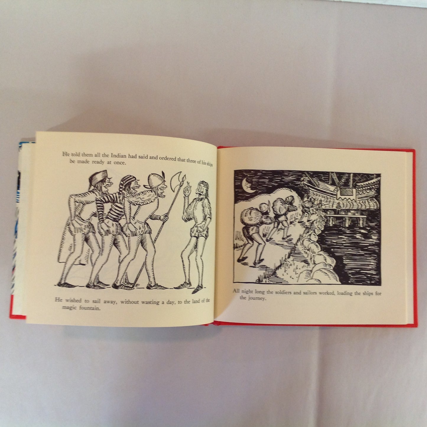 Vintage 1971 Children's Hardcover The Magic Fountain Sadyebeth and Anson Lowitz