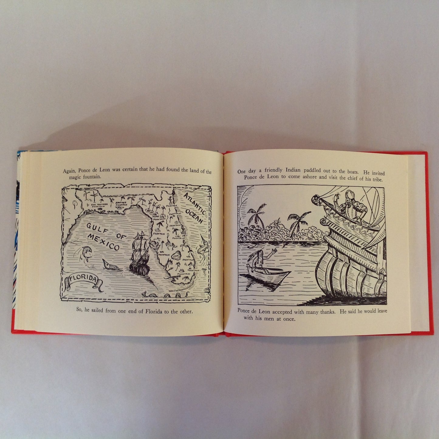 Vintage 1971 Children's Hardcover The Magic Fountain Sadyebeth and Anson Lowitz