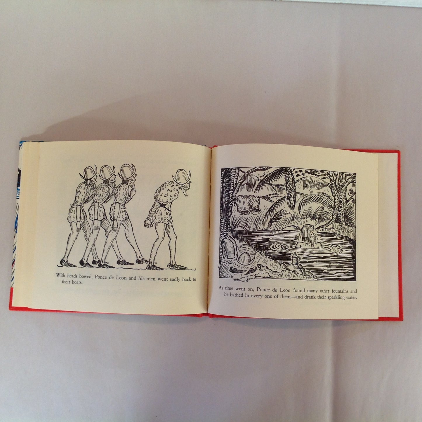 Vintage 1971 Children's Hardcover The Magic Fountain Sadyebeth and Anson Lowitz