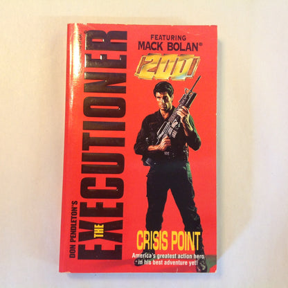 Vintage 1995 Mass Market Paperback Don Pendleton's The Executioner 200: Crisis Point
