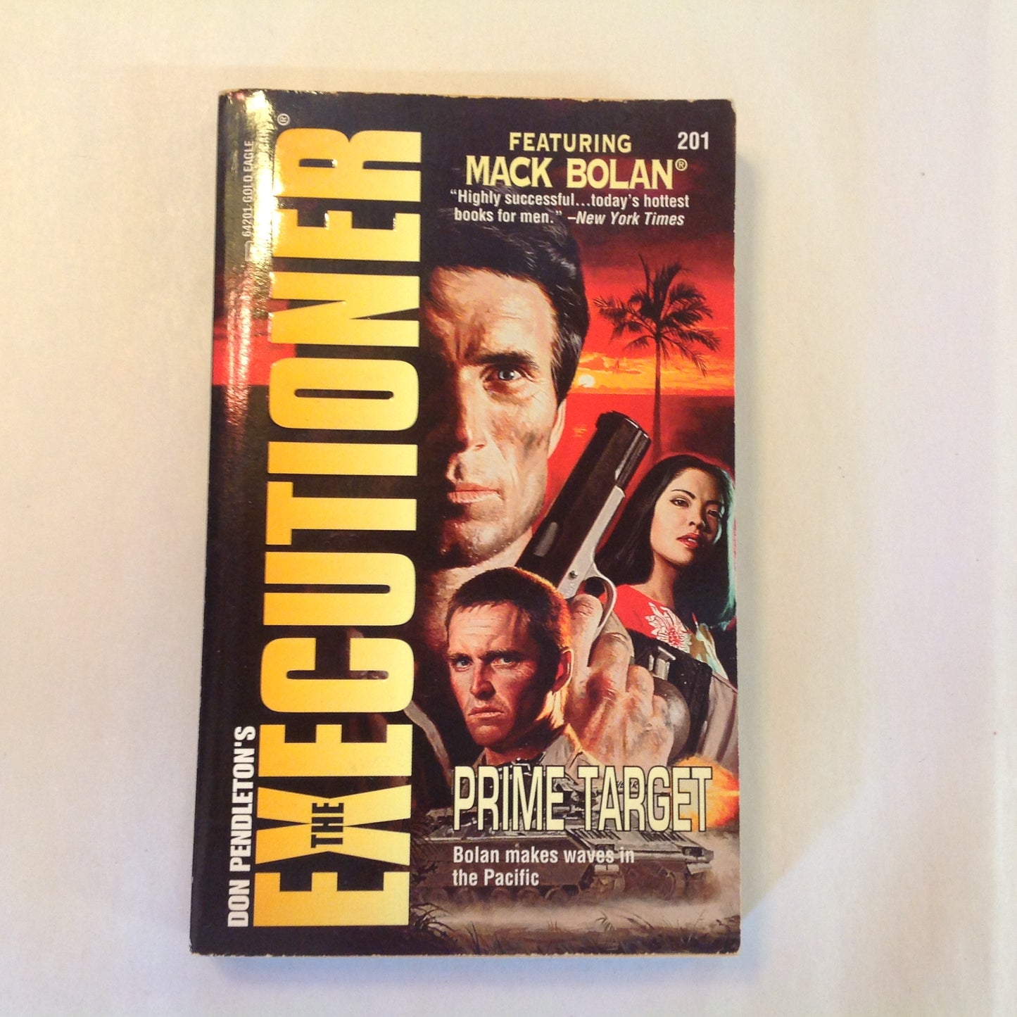 Vintage 1995 Mass Market Paperback Don Pendleton's The Executioner 201: Prime Target