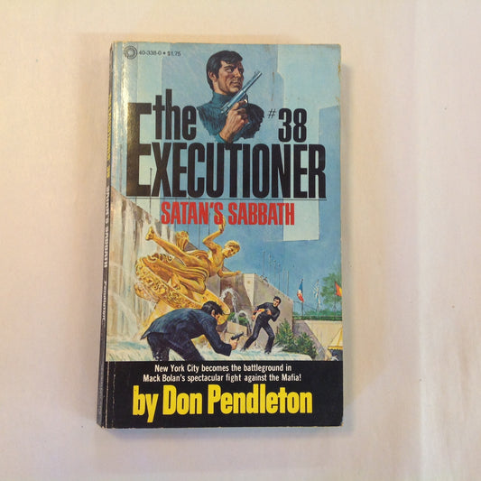 Vintage 1980 Mass Market Paperback The Executioner # 38: Satan's Sabbath Don Pendleton