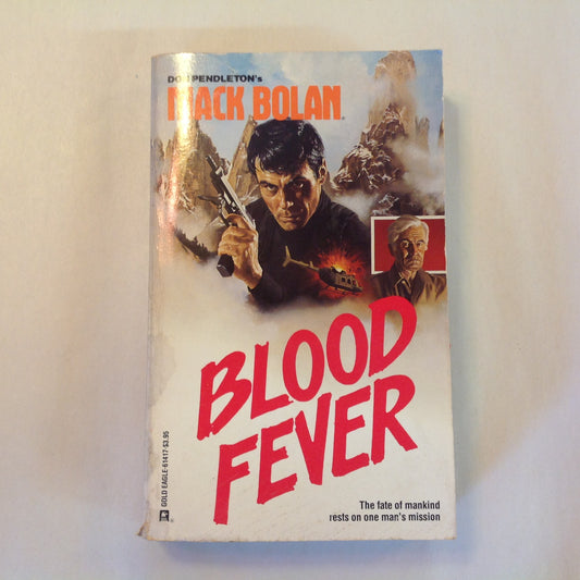 Vintage 1989 Mass Market Paperback Don Pendleton's Mack Bolan: Blood Fever First Edition