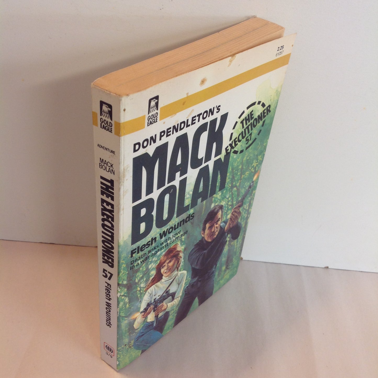 Vintage 1983 Mass Market Paperback Don Pendleton's Mack Bolan The Executioner 57: Flesh Wounds