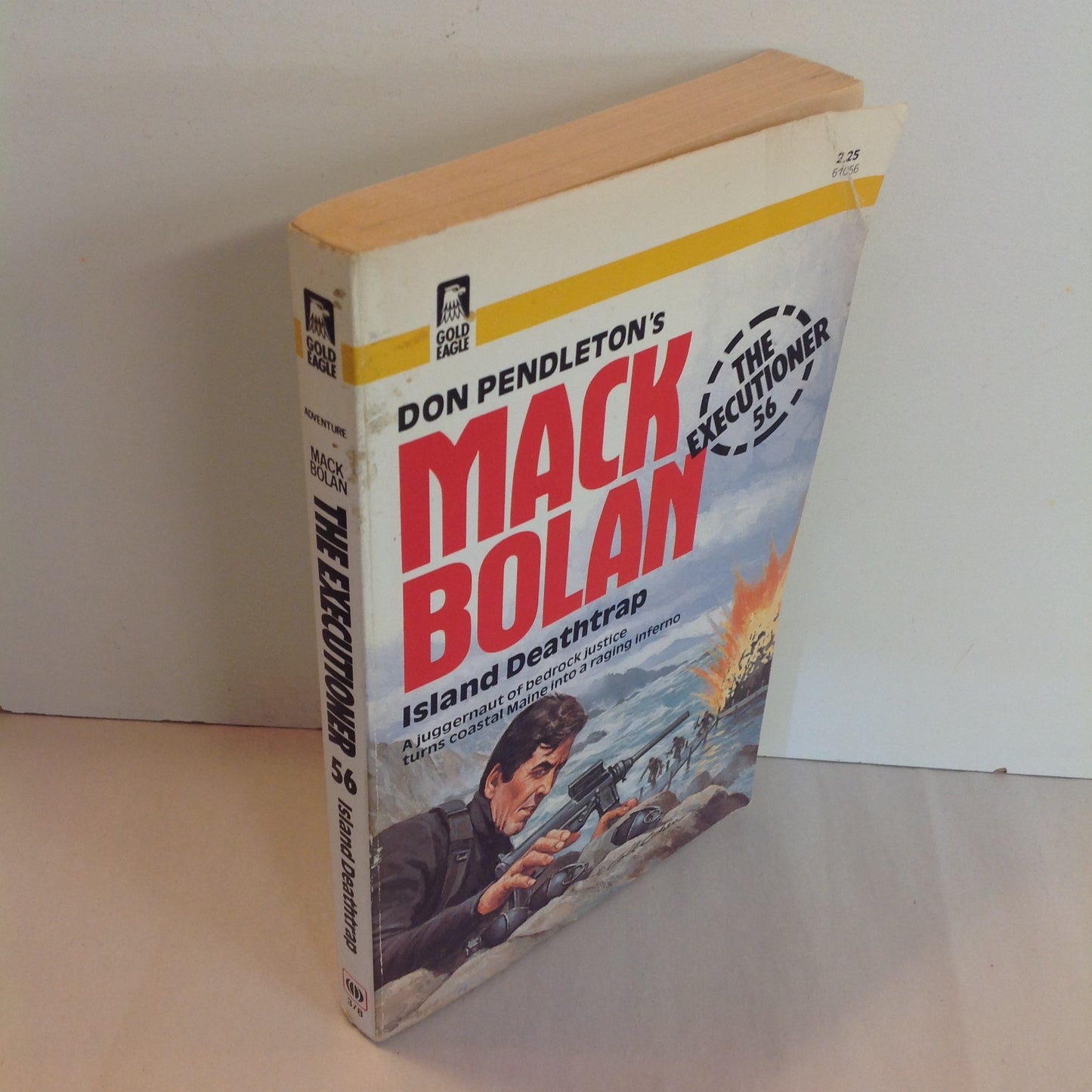 Vintage 1983 Mass Market Paperback Don Pendleton's Mack Bolan The Executioner 56: Island Deathtrap