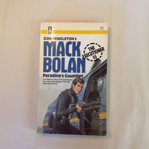 Vintage 1983 Mass Market Paperback Don Pendleton's Mack Bolan The Executioner 55: Paradine's Gauntlet