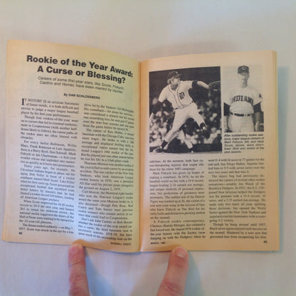 Vintage Mar 1985 Baseball Digest Magazine Frank Viola: How Twins' Lefty "Changed" Into a Winner