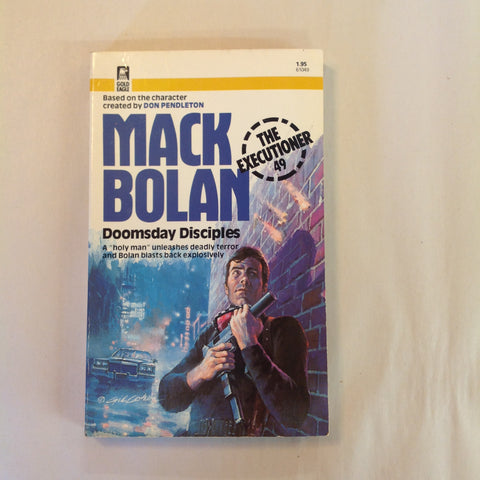 Vintage 1983 Mass Market Paperback Mack Bolan The Executioner 49: Doomsday Disciples Don Pendleton