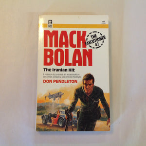 Vintage 1982 Mass Market Paperback Mack Bolan The Executioner 42: The Iranian Hit Don Pendleton