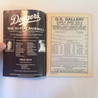 Vintage Sep 1987 Baseball Digest Magazine The Cardinals: Talented, Resourceful...and Tough to Beat! Jack Clark Ozzie Smith