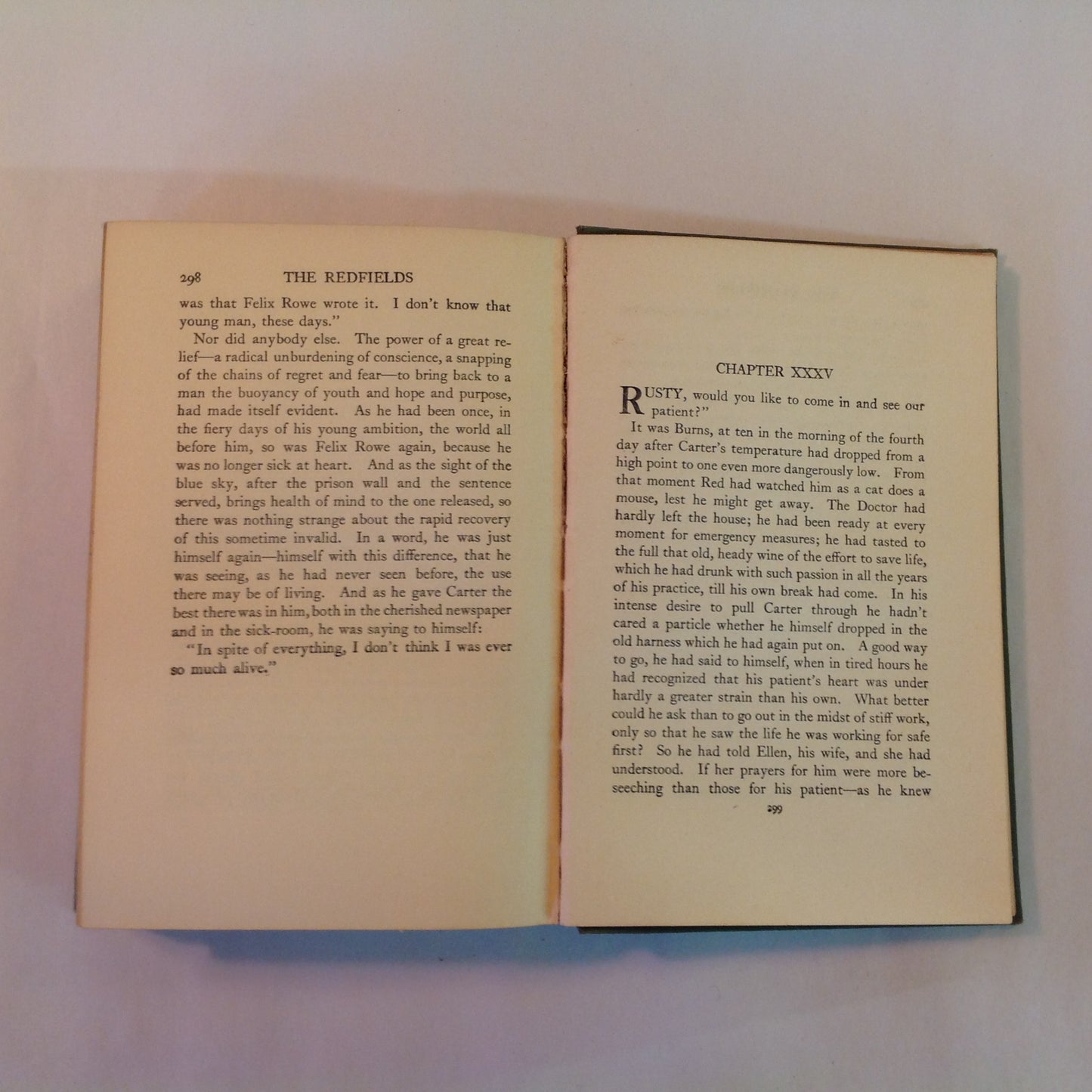 Antique 1924 Hardcover Red of the Redfields Grace S. Richmond