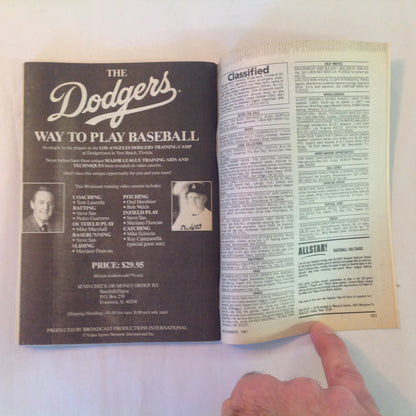 Vintage Dec 1987 Baseball Digest Magazine 1987 Rookie All-Star Team Mike Dunne Kevin Seitzer The Royals' Prize Freshman