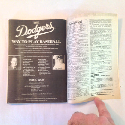 Vintage Dec 1987 Baseball Digest Magazine 1987 Rookie All-Star Team Mike Dunne Kevin Seitzer The Royals' Prize Freshman