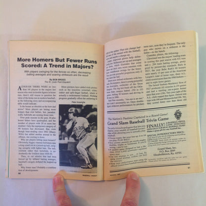 Vintage Mar 1987 Baseball Digest Magazine Mike Scott: Baseball's 'Stingiest' Pitcher