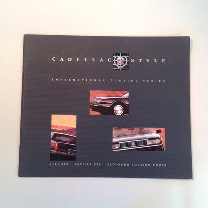 Vintage 1990 Cadillac Style International Touring Series Dealer Sales Brochure
