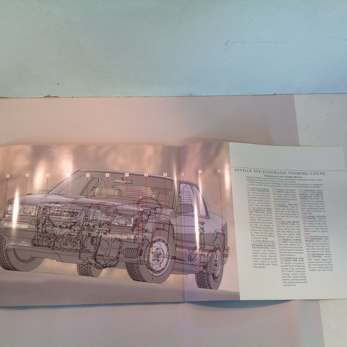 Vintage 1990 Cadillac Style International Touring Series Dealer Sales Brochure
