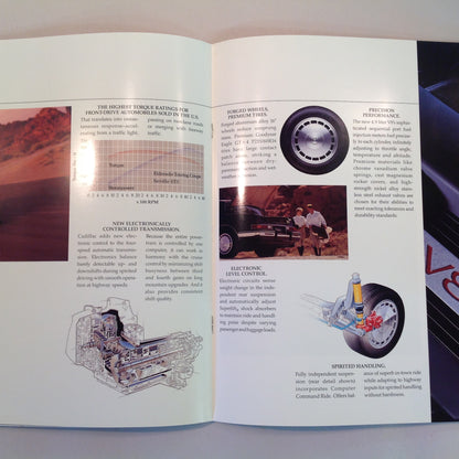 Vintage 1990 Cadillac Style International Touring Series Dealer Sales Brochure