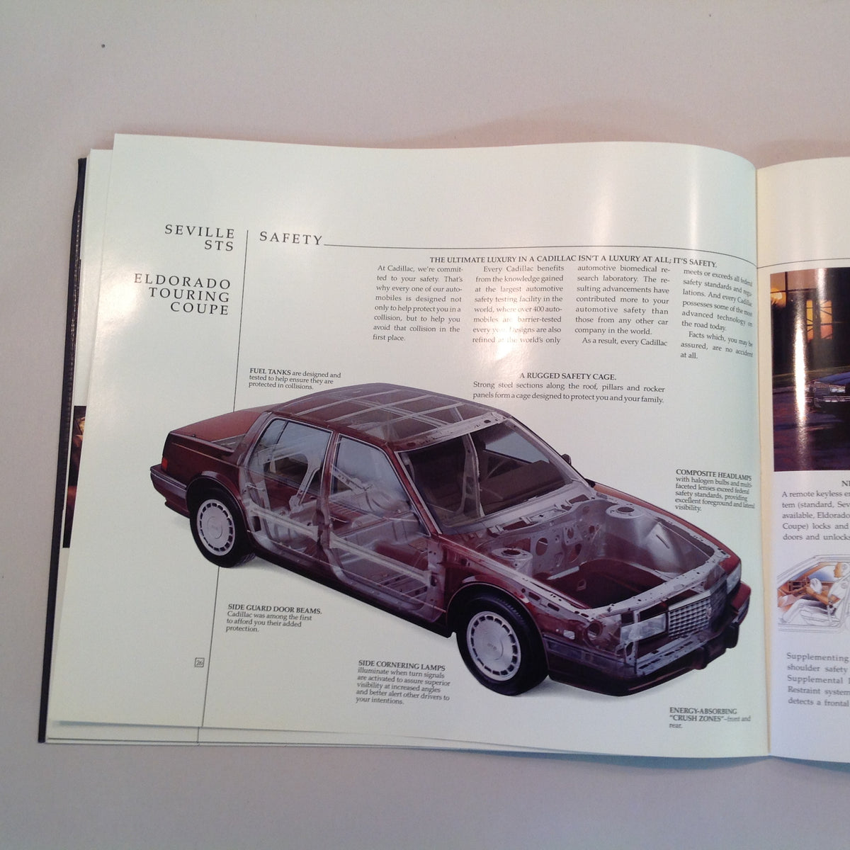 Vintage 1990 Cadillac Style International Touring Series Dealer Sales Brochure