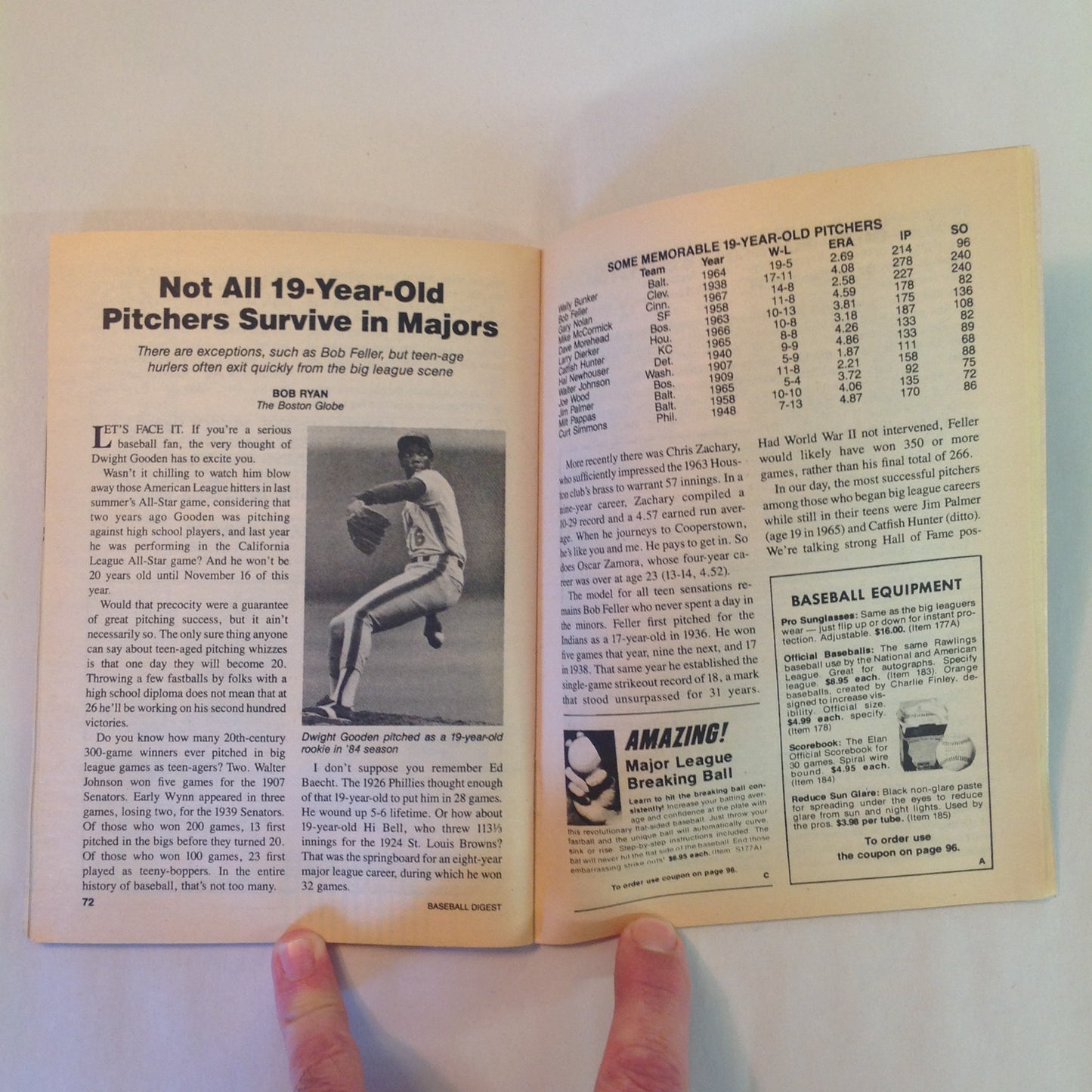 Vintage Nov 1984 Baseball Digest Magazine There's A Talent Boom on First Base! Mets' Keith Hernandez