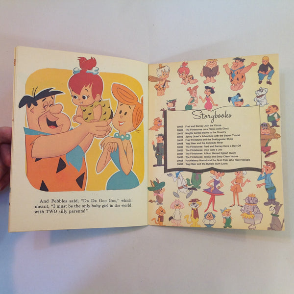 Vintage 1972 Paperback Children's Picture Book Fred Flintsone and the Snallygaster Show Hanna-Barbera