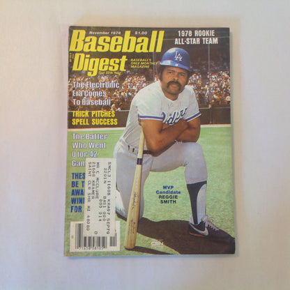 Vintage Nov 1978 Baseball Digest Magazine These Will Be the Award Winners For '78 MVP Candidate Reggie Smith Dodgers