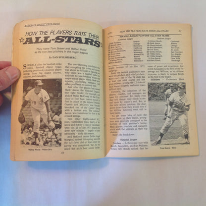 Vintage Jul 1972 Baseball Digest Magazine Exclusive! The Players Select Their OWN All-Stars! The Human Side of Richie Allen